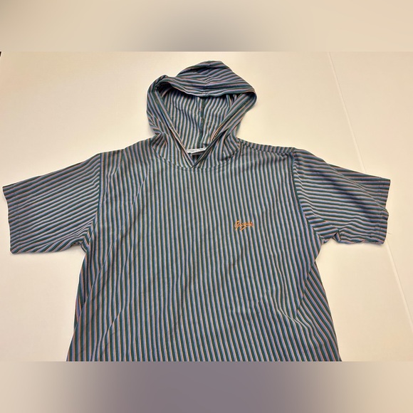 Guess Other - Guess Blue and White Striped Hoodie